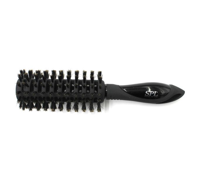 Брашинг з натуральною щетиною SPL Hair Brush Black (d30 мм) 55063