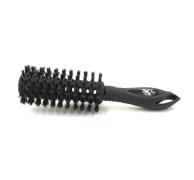 Брашинг з натуральною щетиною SPL Hair Brush Black (d30 мм) 55063