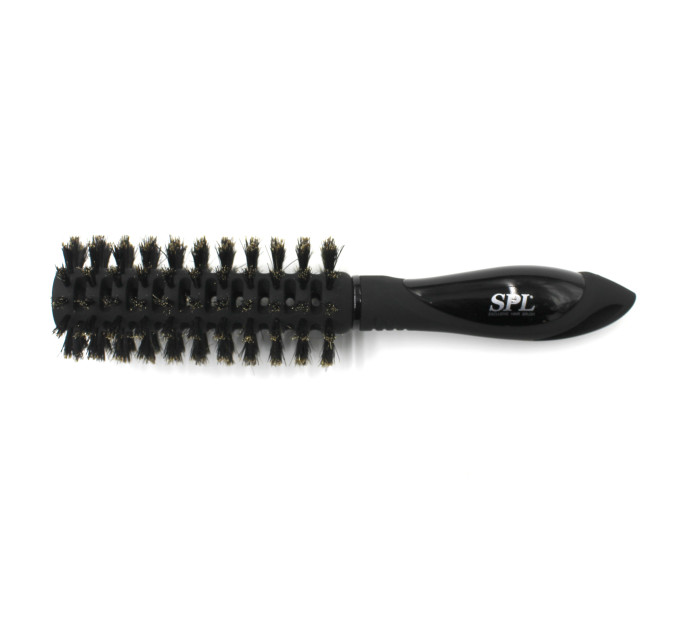Брашинг с натуральной щетиной SPL Hair Brush Black (d25 мм) 55056