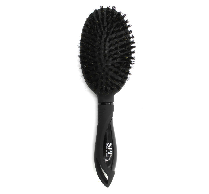 Массажная щетка с натуральной щетиной SPL Hair Brush Black 55100