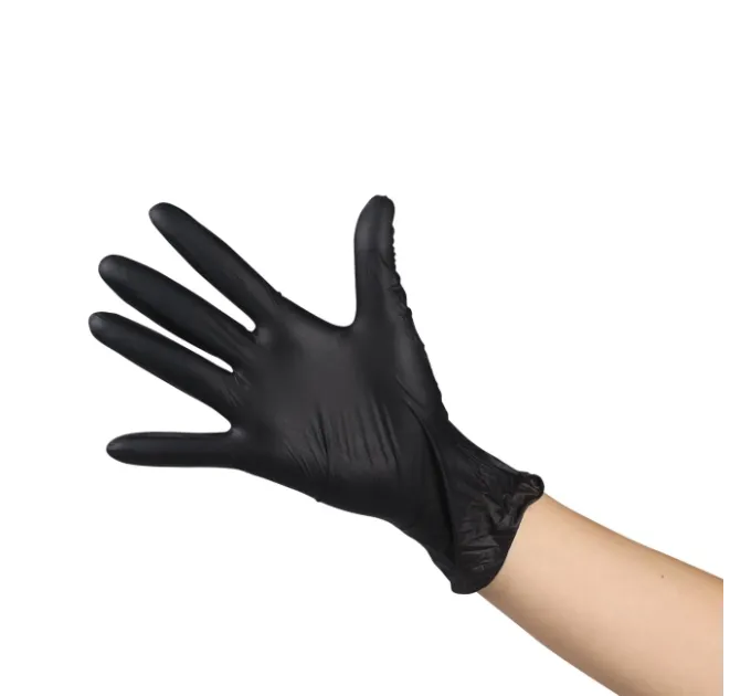 Рукавички нітрилові, ультраміцні, чорні JRL Nitrile Gloves (розмір S) JRL-MN2301S