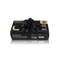 Рукавички нітрилові, ультраміцні, чорні JRL Nitrile Gloves (розмір M) JRL-MN2301M
