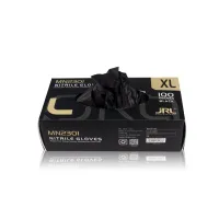 Перчатки нитриловые, ультрапрочные, черные JRL Nitrile Gloves (размер XL) JRL-MN2301XL