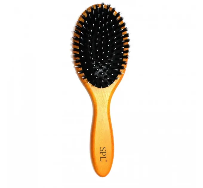 Масажна щітка з комбінованою щетиною, дерев'яна SPL Wood Hair Brush 2326