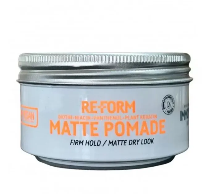 Реконструирующая матовая помада для волос с хранением цвета Immortal I'M Vegan Re-Form Matte Pomade (150ml) NYC-73