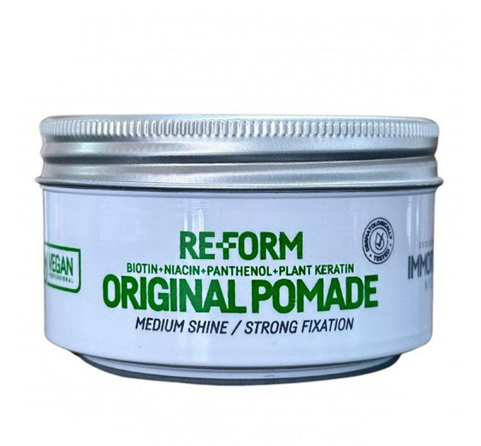 Реконструирующая помада для волос с хранением цвета Immortal I'M Vegan Re-Form Original Pomade (150ml) NYC-72