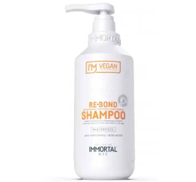 Шампунь для глубокого восстановления поврежденных волос Immortal I'M Vegan Re-Bond Shampoo (500ml) NYC-62