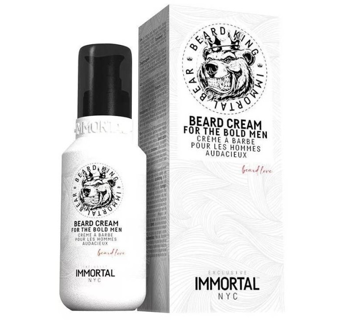 Крем для бороди Immortal Bear Beard Styling Care Cream (100ml) IM-12