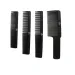 Набір гребінців для барбера SPL Barber Comb Set Black 13723