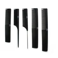 Набір гребінців для стилювання зачісок SPL Styling Comb Set Black 13724