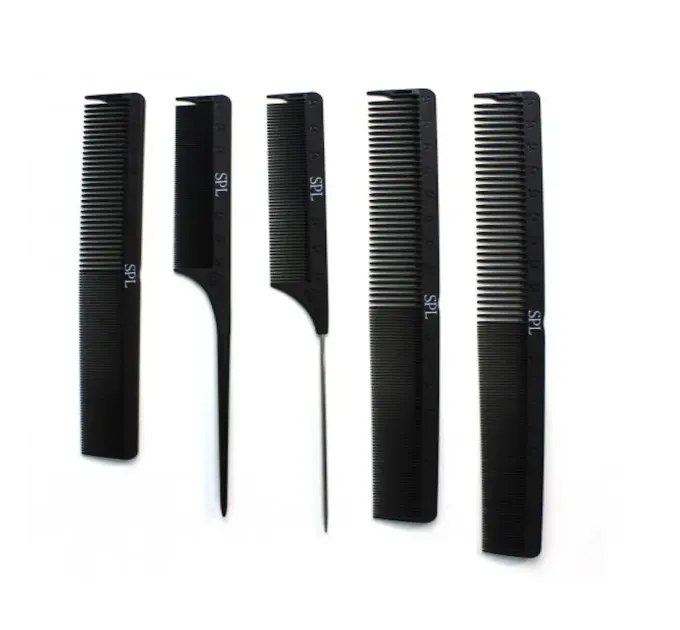 Набор расчесок для стилирования причесок SPL Styling Comb Set Black 13724