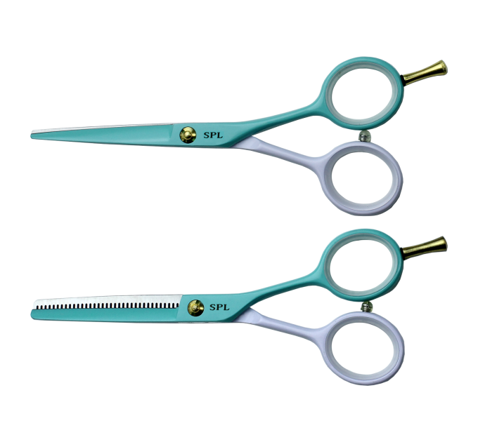 Набор парикмахерских ножниц SPL 90047-55 и 90047-33 (размер 5.5) 90047-02