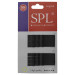 Невидимки для волос SPL, фрезерные с одним шариком, черные (5.5 см/24 шт) 3020-0055