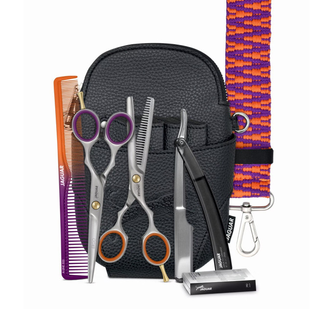 Набор парикмахерских ножниц Jaguar Ergo Set "Stage Is Yours" (размер 5.5) J-8393