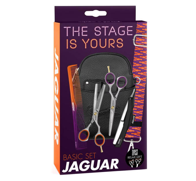 Набор парикмахерских ножниц Jaguar Relax Set "Stage Is Yours" (размер 5.5) J-8394