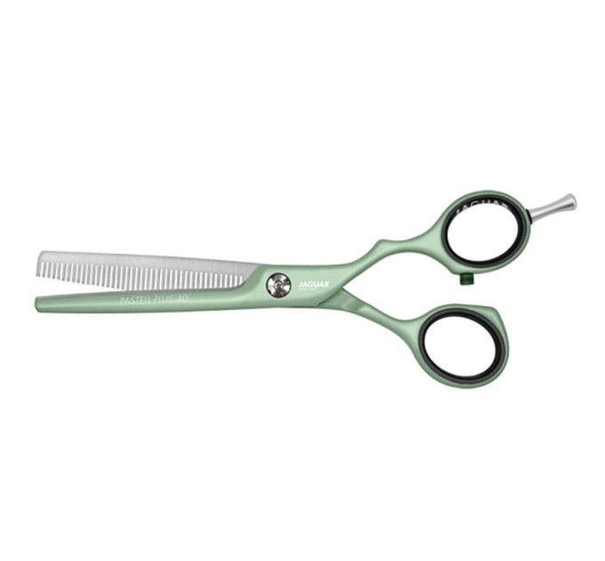 Ножницы парикмахерские Jaguar White Line Pastell Plus 40 Matcha (филировочные, 5.5) J-3054-13