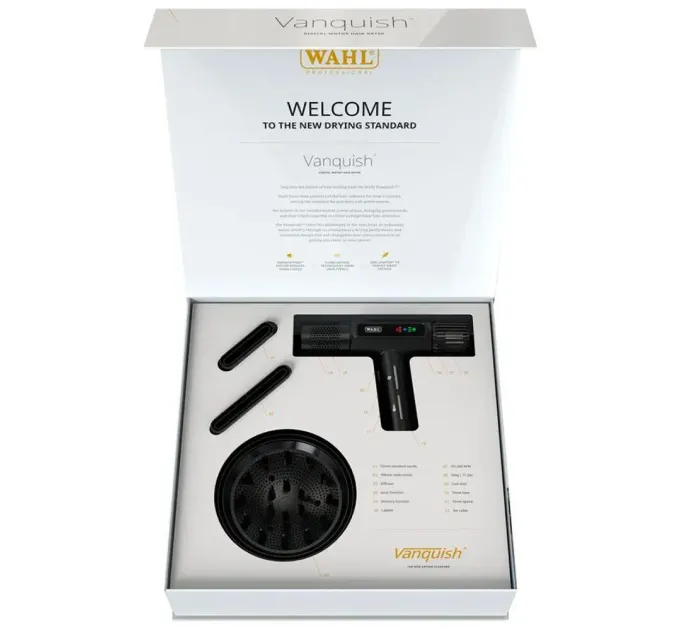 Фен для волос WAHL Vanquish T-Dryer Black 4321-0470
