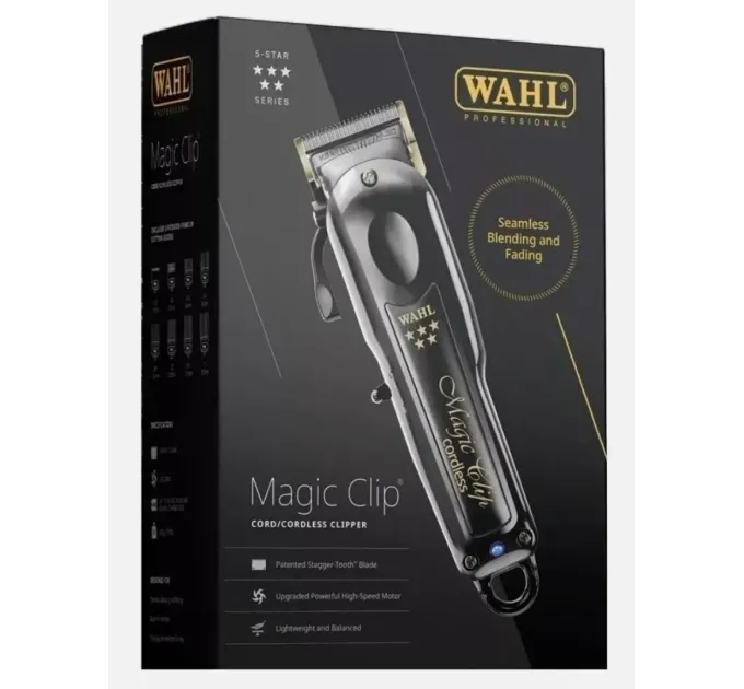 Машинка для стрижки WAHL Magic Clip Cordless 5 Star Black 3026434