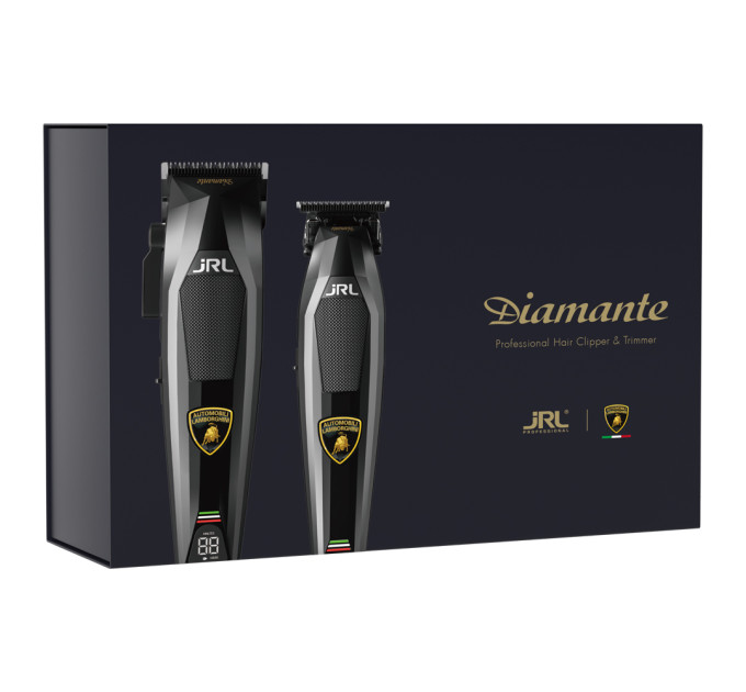 Набір машинка + тример JRL x Lamborghini Diamante Collection Black JRL-DI2025B