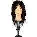 Голова-манекен з натуральним волоссям Exalto Professional Kylie (30-35 см, брюнетка) REF1050
