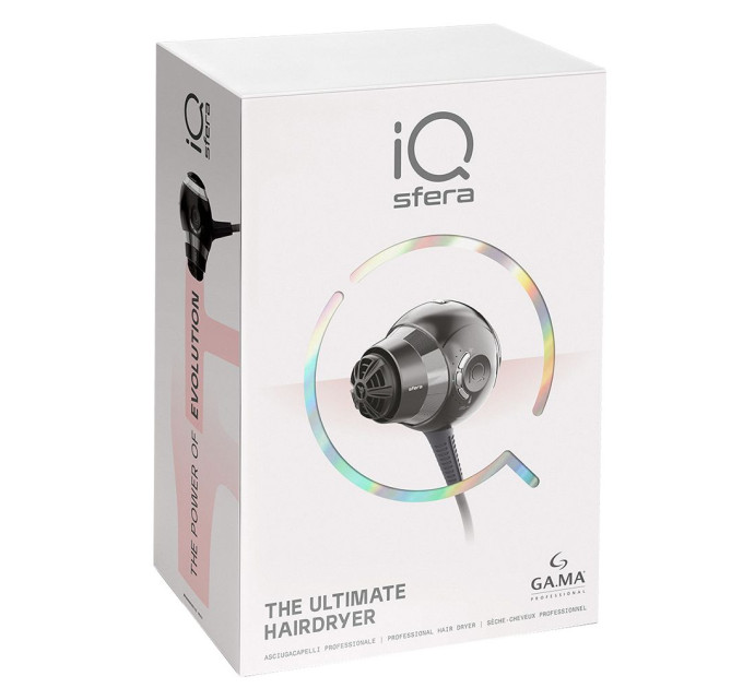 Фен для волосся Ga.Ma IQ Sfera Black PH6090.BK