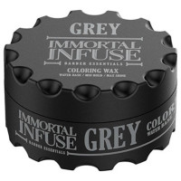 Сірий кольоровий віск для волосся Immortal "Grey Coloring Wax" (100 ml) 152-070