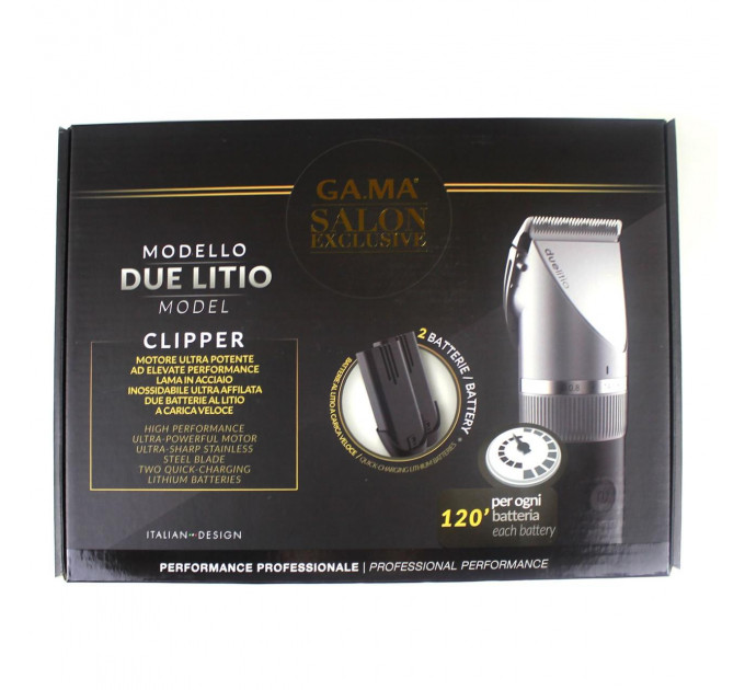 Машинка для стрижки Ga.Ma GC920 DUO LITIO (SM0120)