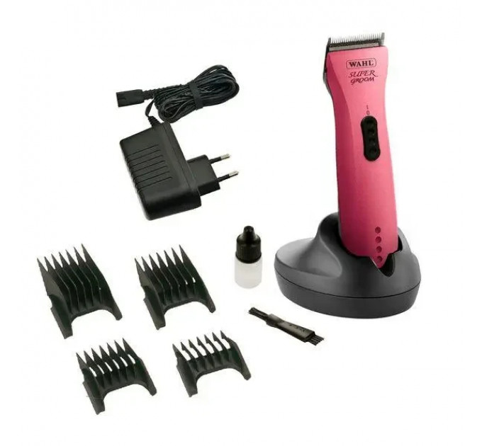 Машинка для стрижки животных Wahl SuperGroom Pink 1872-0463