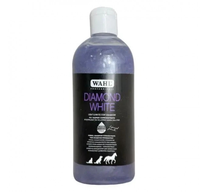 Шампунь для світлої шерсті тварин WAHL Diamond White (500ml) 2999-7521