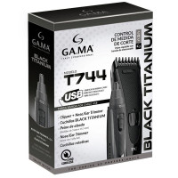 Набір для стрижки волосся GA.MA Black Titanium (T44&T312) GM4511