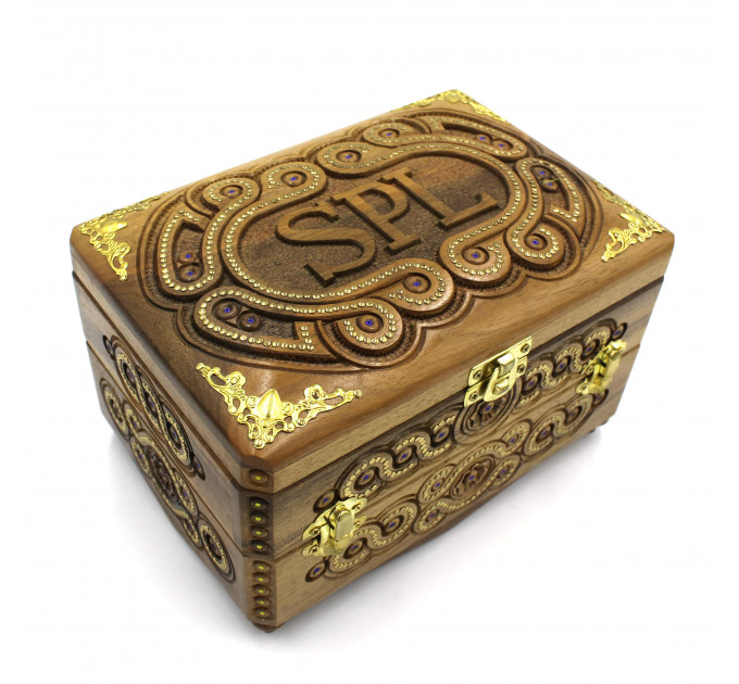 Манікюрний набір ручної роботи SPL Wood Edition 77921