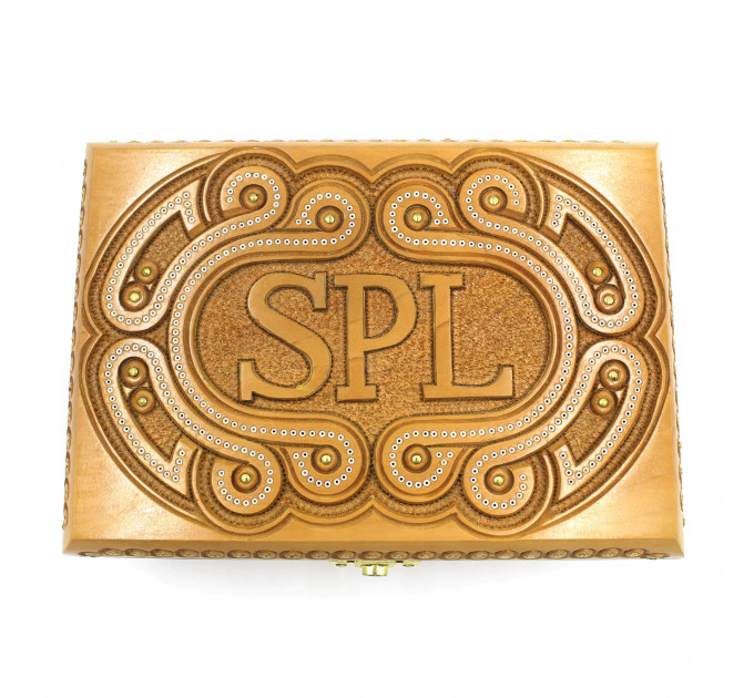 Маникюрный набор ручной работы SPL Wood Edition 77922