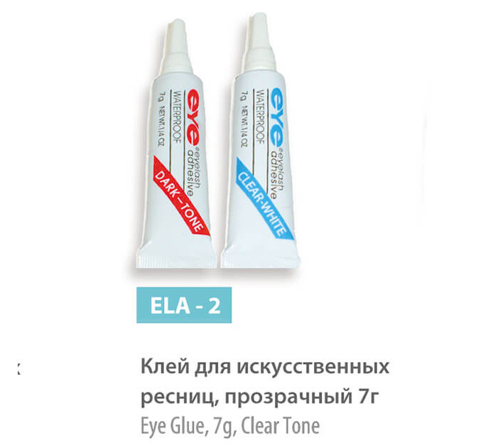 Клей для штучних вій SPL прозорий (7г) ELA-2